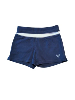 Camisas elásticas Justice azul marino y blanco con cintura plegable talla 12 Foto 1 de 2