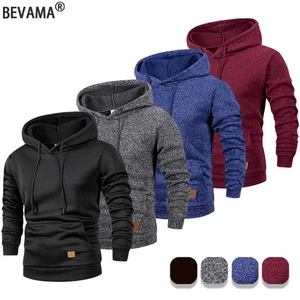Herren Herbst Hoodie Pullover Einfarbig Sweatshirt Langarm Freizeit Fleece To - Bild 1 von 23