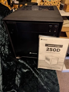 Corsair Obsidian 250D Mini-ITX Case with Corsair RM750 750w Gold PSU + Cables - Picture 1 of 9