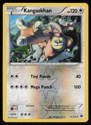 Kangaskhan 75/124 Reverse Holo: Fates Collide Pokemon TCG Near Mint - Image 1 of 2