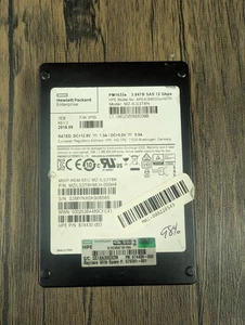 HPE SAMSUNG PM1633a 3.84TB 2.5" SAS SSD 12Gbps/512b/s, EXCELLENT HEALTH-98% - Afbeelding 1 van 1
