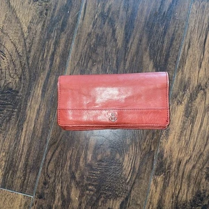 HARBOUR 2nd Womens Red Leather Long Size (full size) Wallet - Picture 1 of 3