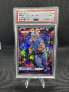 2024 Prizm Amon-Ra St. Brown Purple Ice PSA 9 - Bild 1 von 1