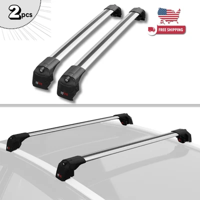 Compatible con barra transversal para techo de coche Volvo V90 2017-2025 2 barras Foto 1 de 4