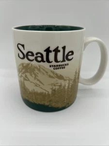 NEU Seattle Starbucks Tasse 2008 Global Collector Series Mt. Rainier Super RAR - Bild 1 von 6