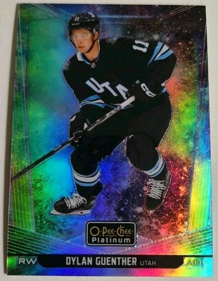 2024-25 O-Pee-Chee Platinum Cosmic 58/65 #157 Dylan Guenther Utah Mammoth - Image 1 of 2