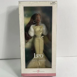 Mattel Barbie Pink Label Sternzeichen Löwe 2004 Box beschädigt schwarz Puppe NRFB - Bild 1 von 10