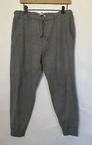 Zara Drawstring Jogger Pants Unisex Women/ Men Gray XL - Picture 1 of 8