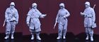 Kit modèle de figurines en résine 1/35 4 soldats allemands de la Seconde Guerre mondiale se préparent à la bataille non peints