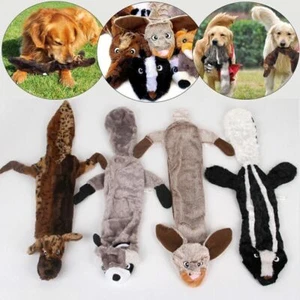 No Stuffing Dog Toys with Squeaker Durable Stuffingless Plush Squeaky Dog Chew - Picture 1 of 16