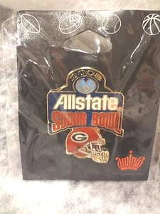 AMINCO GEORGIA BULLDOGS DAWGS 2008 ALLSTATE SUGAR BOWL PIN~NEW CARDED - Picture 1 of 1