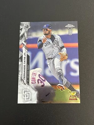 2020 Topps Chrome Fernando Tatis Jr. Rookie Gold Cup Ben Baller Edition NM - Image 1 of 2