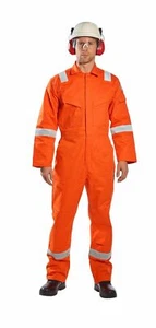 Portwest UFR21 Super Lightweight FR Anti-Static Safety Work Coverall ASTM NFPA - Picture 1 of 6