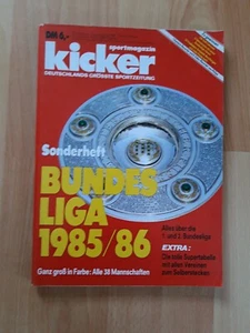 Kicker - Bundesliga 1985 / 86 - Sonderheft - Bild 1 von 5