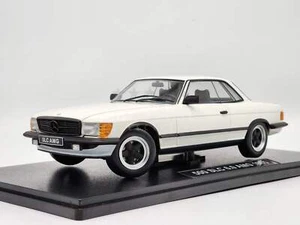 KK-Scale 1985 Mercedes Benz 500 SLC 6.0 C107 AMG Coupe White 1:18 - New - Picture 1 of 10