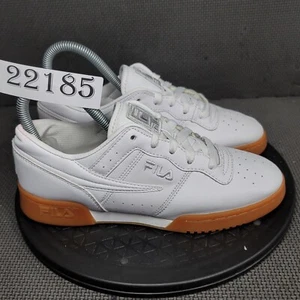 Fila Original Fitness Shoes Youth Sz 5.5 White Gum Low Top Sneakers - Picture 1 of 9