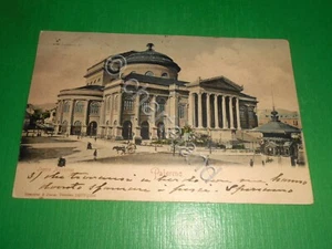 Cartolina Palermo - Teatro Massimo 1902. - Picture 1 of 2