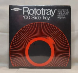 Sawyers Rototray 100 Slide Tray For 2x2 Slides For Sawyer's/GAF Projectors~NEW! - Picture 1 of 12