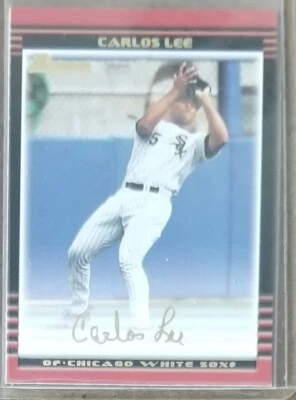 2002 Bowman Gold #42 Carlos Lee Chicago White Sox Baseball Card  - Image 1 of 2