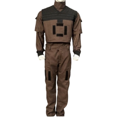 Mandalorian Flight Suite Star Wars Disfraces Marrón Personalizados Inspirados en Boba Fett 3 piezas Foto 1 de 4