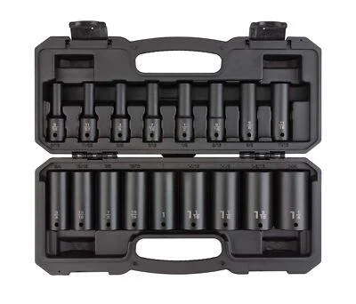 TEKTON 1/2 Inch Drive Deep 6-Point Impact Socket Set, 17-Piece (5/16-1-1/4 in... - Image 1 of 4