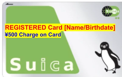 ¥500 Pre-Charged New JR Penguin REGISTGERED Suica Transportation IC Card - Image 1 of 4
