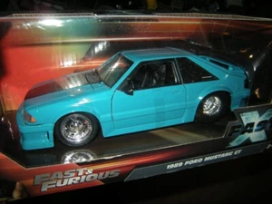 1:24 Jada Toys Fast & Furious Fast X Ford Mustang GT 1989 en embalaje original - Imagen 1 de 1