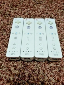 Menge 4 3 2 1 Original-Zubehör-Hersteller Nintendo Wii Fernbedienung WiiMote Original Offizieller Controller WiiU - Bild 1 von 10