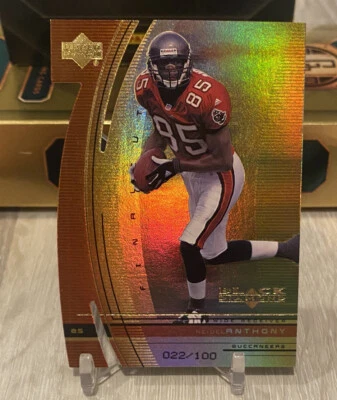 1999 Upper Deck Black Diamond FINAL CUT /100 Reidel Anthony #102 SSP RARE BUCCS - Image 1 of 3
