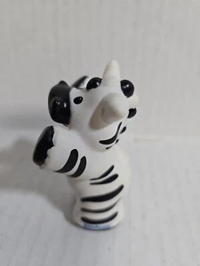 Fisher Price Little People ZEBRA SAFARI ARK Zoo 1998 Rare Animal Standing up - Picture 1 of 3
