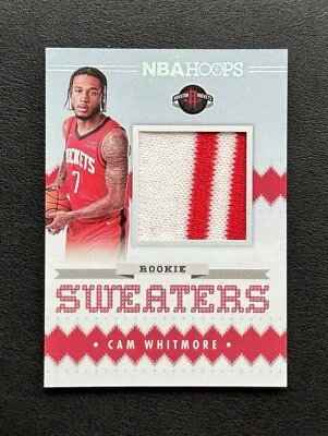 2023-24 Panini NBA Hoops Cam Whitmore Rookie Sweaters RC - Houston Rockets - Image 1 of 2