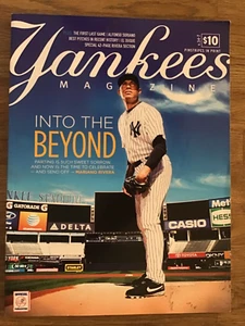 Yankees Magazine Volume 34 #7 Mariano Rivera Cover September 2013 - Picture 1 of 3