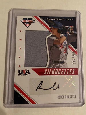 2020 Panini Stars and Stripes Robert Hassell Auto/Patch 235/299 - Image 1 of 2