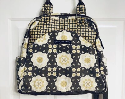 Petunia Pickle Bottom BLISSFUL BUTTERCUP帆布尿布袋 — 第 1/4 张图片