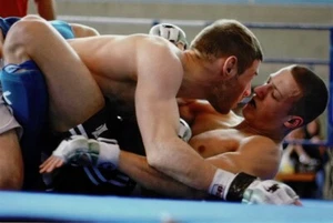 Wrestlers face to face up close 4x6 Gay Gentleman's collection reprint - Picture 1 of 1