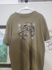 DSG Men’s SZ L Americana Graphic Tee Eagle NWT - Picture 1 of 3