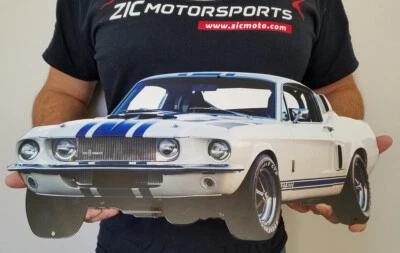 Letrero de acero recortado de auto Shelby GT500 1967 Foto 1 de 4