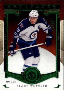 2015-16 Artifacts Emerald #110 Blake Wheeler S /99