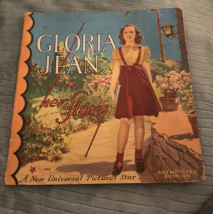 Gloria Jean her story 1940 Authorized Edition # 1660 Book Saalfield Publishing - Picture 1 of 8