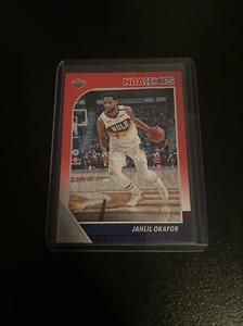 2019-20 Panini Hoops JAHLIL OKAFOR Red Parallel 58/75 PELICANS  #120