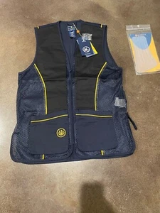 Beretta Silver Pigeon Shooting Vest Navy Model GT30 With Recoil pad NWT XL - Picture 1 of 7
