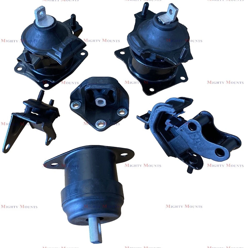 Крепления двигателя MMB524M 6 шт подходят для механической коробки передач Acura TSX 2,4 л 2004 - 2008 годов выпуска - Изображение 1 из 1