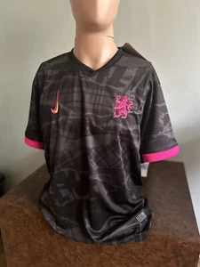 Chelsea Plain Third Jersey Black US Size Large - Picture 1 of 9