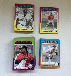 (126) HOUSTON ASTROS 2024 TOPPS HERITAGE CARD LOT JEREMY PENA, BAKER ++ - Bild 1 von 1