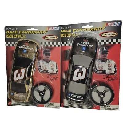 Dale Earnhardt Sr & Jr RC Remote Control Car Lot Columbia Sunoco Mini Gold New - Image 1 of 4