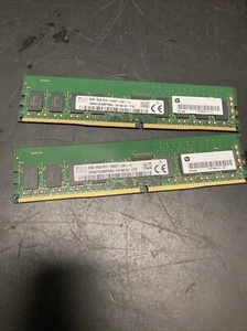 SK Hynix 8 GB 1Rx8 PC4-2400T-UA1-11 memoria desktop P/N: HMA81GU6MFR8N-UH testata - Foto 1 di 4