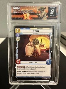 2024 Star Wars Unlimited TCG Yoda Old Master Spark of Rebellion 45/252 Graded - Picture 1 of 2