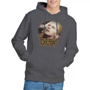 David Bowie Hunky Dory Circle Hoodie S-2XL, Charcoal - Picture 1 of 5