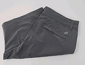Pantaloncini elasticizzati ibridi Hang Ten grigi gessati taglia 34 parte anteriore piatta ad asciugatura rapida - Foto 1 di 15