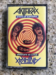 ANTHRAX; STATE OF EUPHORIA LP - CASSETTE A491004 - ISLAND RECORDS - Picture 1 of 4